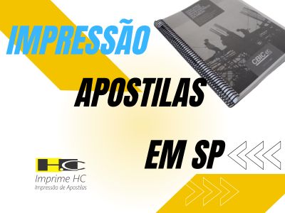 Impressão de Apostilas Online em São Paulo